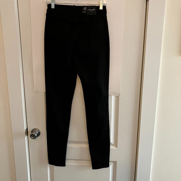 Smoke Rise Red Janis High Rise Slim Skinny Black Curvy Fit Jeans Size 9/28 NWT - Picture 8 of 13